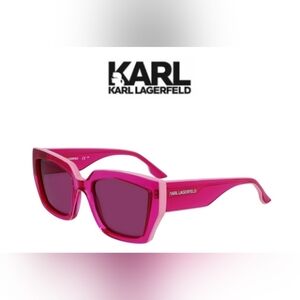 Karl Lagerfeld Vibrant Pink Sunglasses